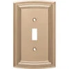 Liberty Emery Single Switch Wall Plate Champagne Bronze