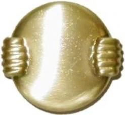 AS-IS 1-1/2" Deco Style Pull Brass
