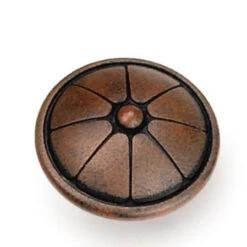 1-1/2" Kama Flower Knob Rust