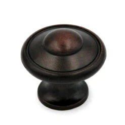 1-1/4" Large Bullion Knob Old World Bronze