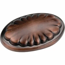 1-5/8" Oval Flower Knob Venetain Bronze