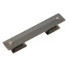 (AS-IS) 3" And 3-3/4" Dual Mount Bungalow Pull Oil Rubbed Bronze Highlighted