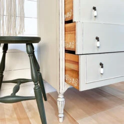 2-5/8" Teardrop Pendant Drop Pull White Ceramic & Antique Brass -D'Lawless Hardware Shop P3764 WTAB 1 19718.1647876101