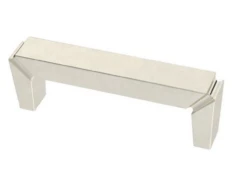 Liberty 3" Modern Notched Pull Polished Nickel