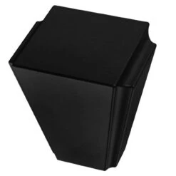 Liberty 1-1/8" Modern Notched Knob Flat Black