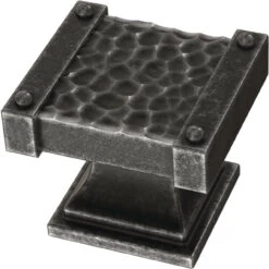 Liberty 1-3/16" Hammered Knob Distressed Iron