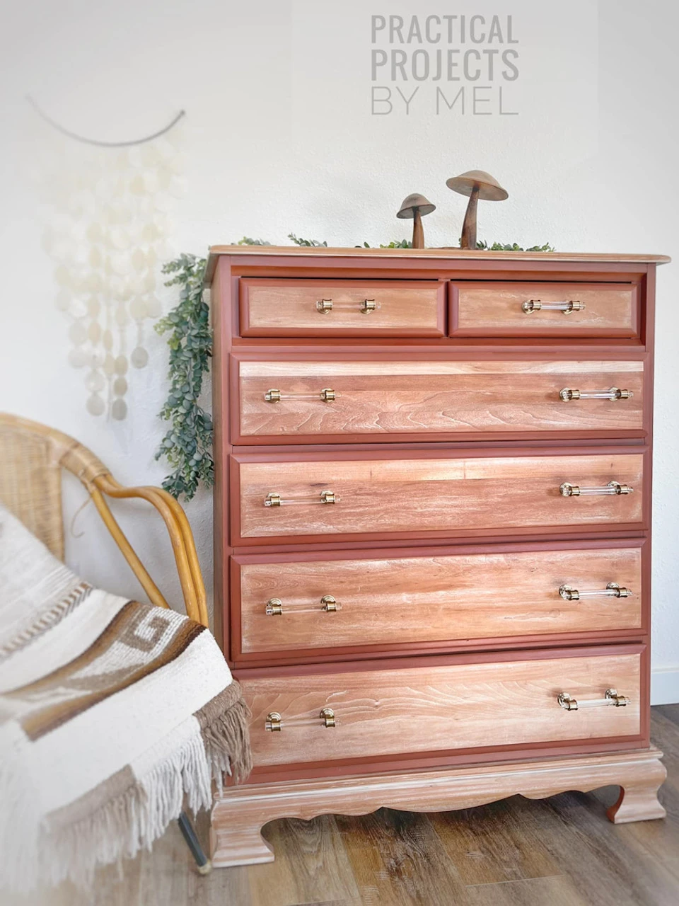 Liberty 3-3/4" Acrylic Bar Pull Champagne Bronze And Clear 2 Liberty 3-3/4" Acrylic Bar Pull Champagne Bronze And Clear - Image 2