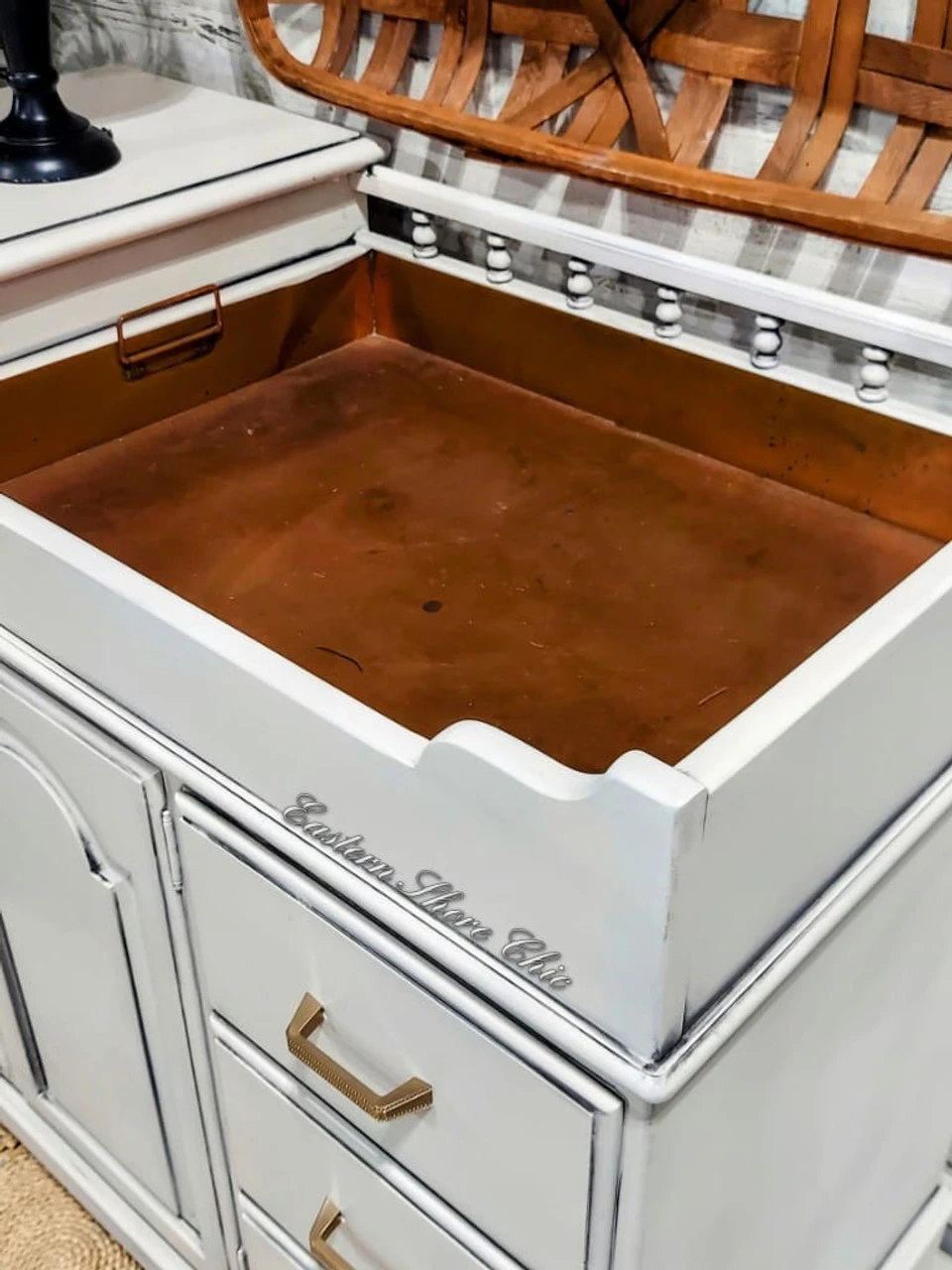 1" Elegant Beaded Knob Champagne Bronze 6 1" Elegant Beaded Knob Champagne Bronze - Image 6