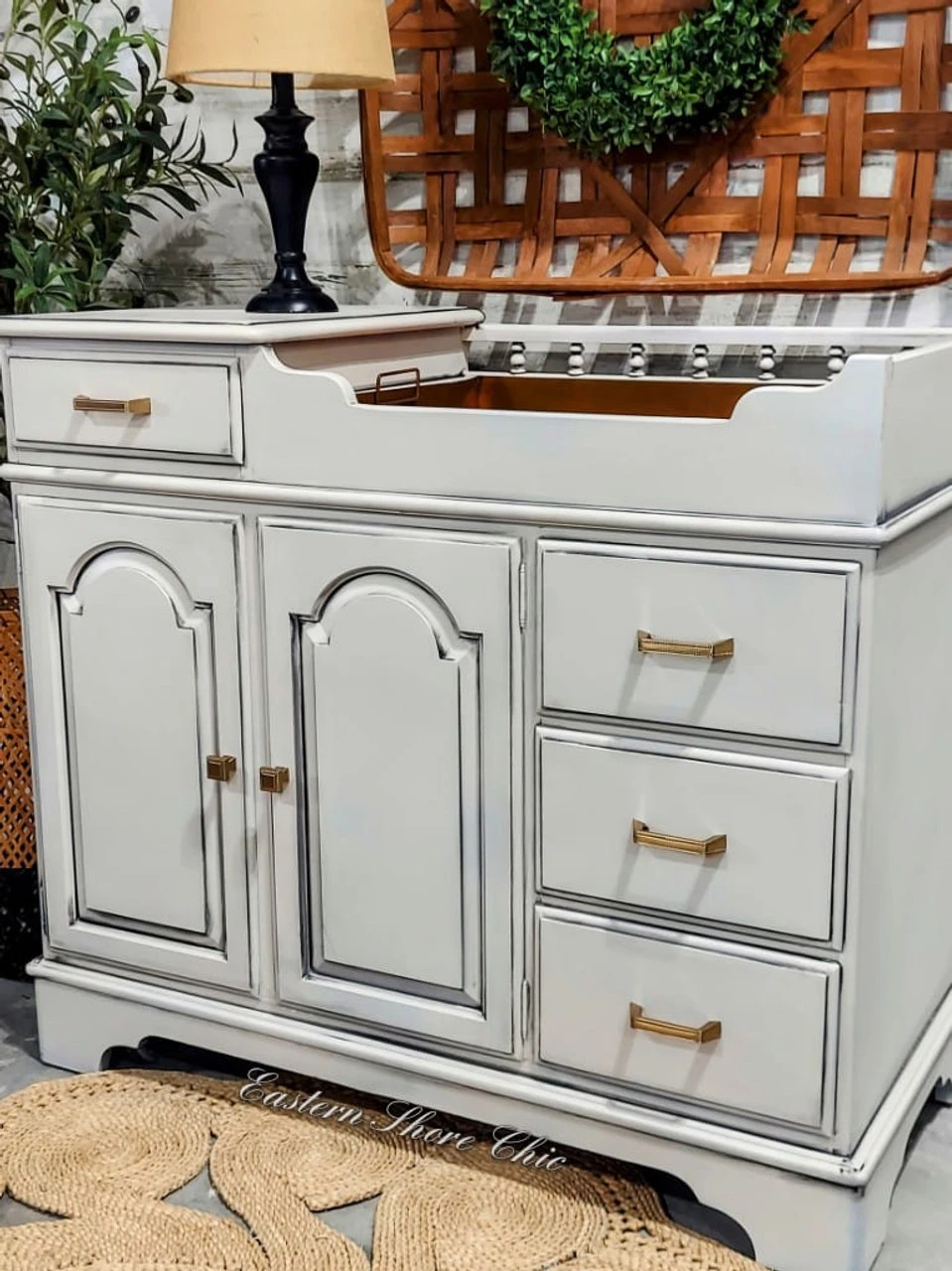 5" Elegant Beaded Pull Champagne Bronze 5 5" Elegant Beaded Pull Champagne Bronze - Image 5