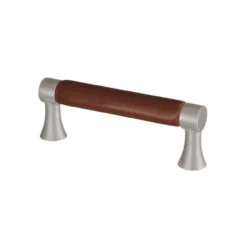 Liberty 3" Caramel Ceramic Center Pull Brushed Pewter