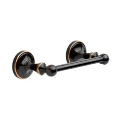 Liberty Portman Pivoting Toilet Paper Holder Bronze With Copper Highlights