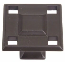1-5/16" Modern Craftsman Knob Aged Bronze