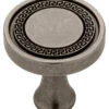 Liberty 1-1/4" Greek Key Knob Aged Pewter