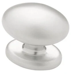 Liberty 1-3/8" Citation Football Knob With Raised Base Aluminum
