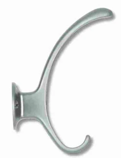 Liberty Aluminum Garment Hook Two Prong 5" L-B46112-AL-C