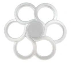 Liberty 1-1/2" Open Daisy Petal Knob Aluminum