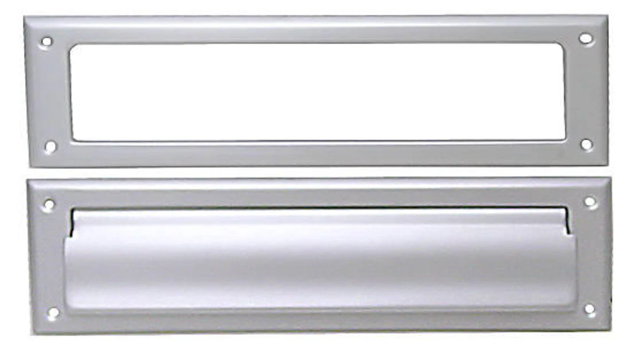 Amerock Aluminum Mail Chute With A Satin Finish 13-1/8" X 3-5/8" AM-5347 1 Amerock Aluminum Mail Chute With A Satin Finish 13-1/8" X 3-5/8" AM-5347