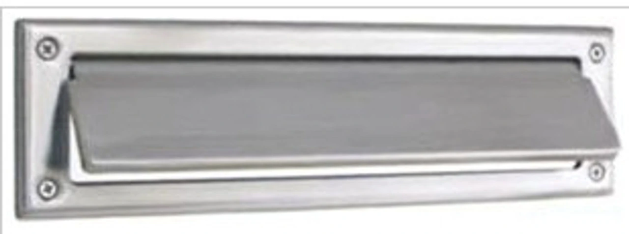 Amerock Aluminum Mail Chute With A Satin Finish 13-1/8" X 3-5/8" AM-5347 2 Amerock Aluminum Mail Chute With A Satin Finish 13-1/8" X 3-5/8" AM-5347 - Image 2