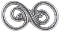 Liberty 2-1/2" Small Swirl Knob Polished Aluminum Finish