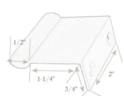 2" Tab/Finger Pull Aluminum -D'Lawless Hardware Shop aluminum tab finger pull 2 dl al3115 3250 sil 3 41187.1658164754