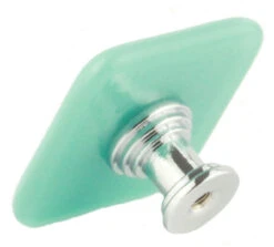 1-1/2" Handcrafted Glass Knob Aqua With Chrome 7 1-1/2" Handcrafted Glass Knob Aqua With Chrome -D'Lawless Hardware Shop american handcrafted aqua glass knob w chrome 1 1 2 5 76765.1641571940