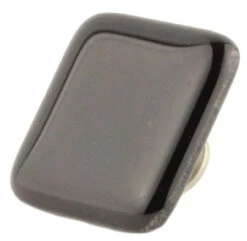 1-1/2" Handcrafted Glass Knob Black With Chrome -D'Lawless Hardware Shop american handcrafted black glass knob w chrome 1 1 2 4 49884.1642022462