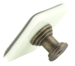 (6-PACK) 1-1/2" Handcrafted Glass Knob Green With Antique Brass -D'Lawless Hardware Shop american handcrafted green glass knob w antique brass 1 1 2 4 74047.1642622502