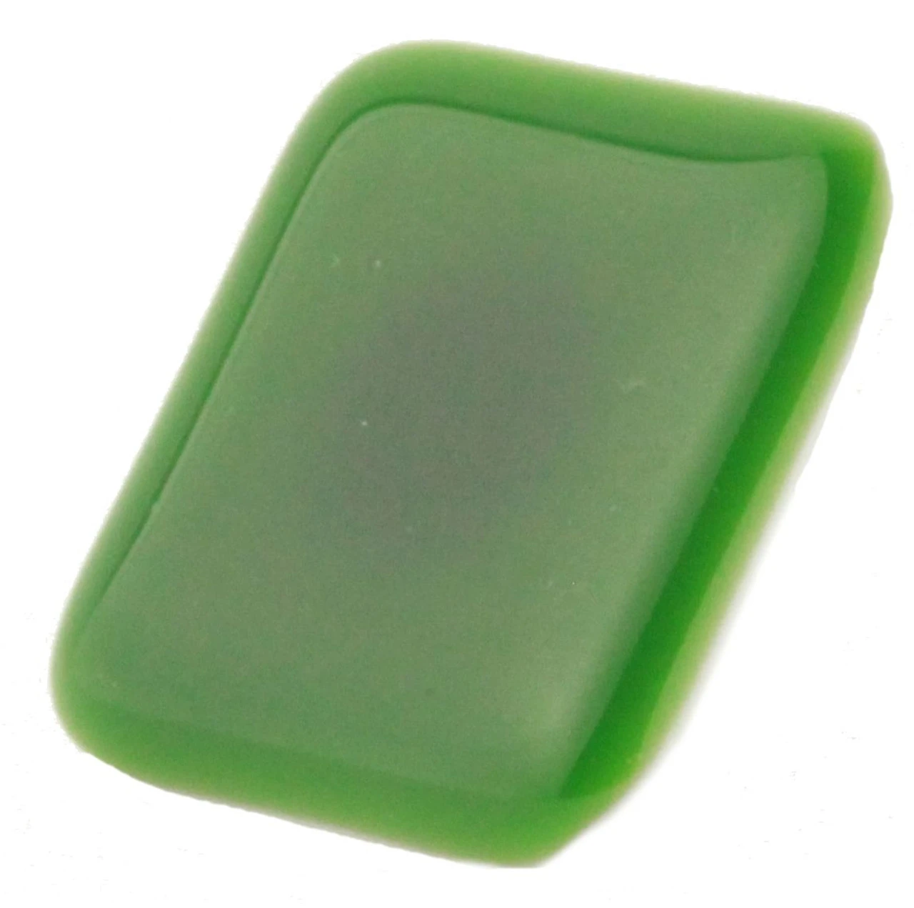 (14-PACK) 1-1/2" Handcrafted Glass Knob Green With Satin Nickel 1 (14-PACK) 1-1/2" Handcrafted Glass Knob Green With Satin Nickel