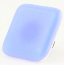 1-1/2" Handcrafted Glass Knob Light Blue And Black -D'Lawless Hardware Shop american handcrafted light blue glass knob w black 1 1 2 4 90130.1642798099