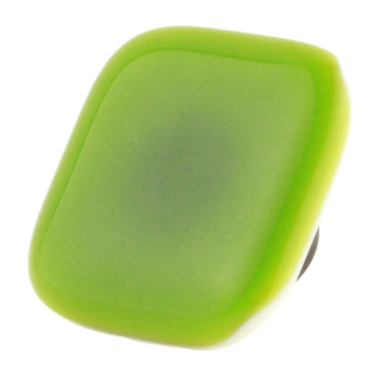 (8-Pack) 1-1/2" Handcrafted Glass Knob Light Green And Black 2 (8-Pack) 1-1/2" Handcrafted Glass Knob Light Green And Black - Image 2