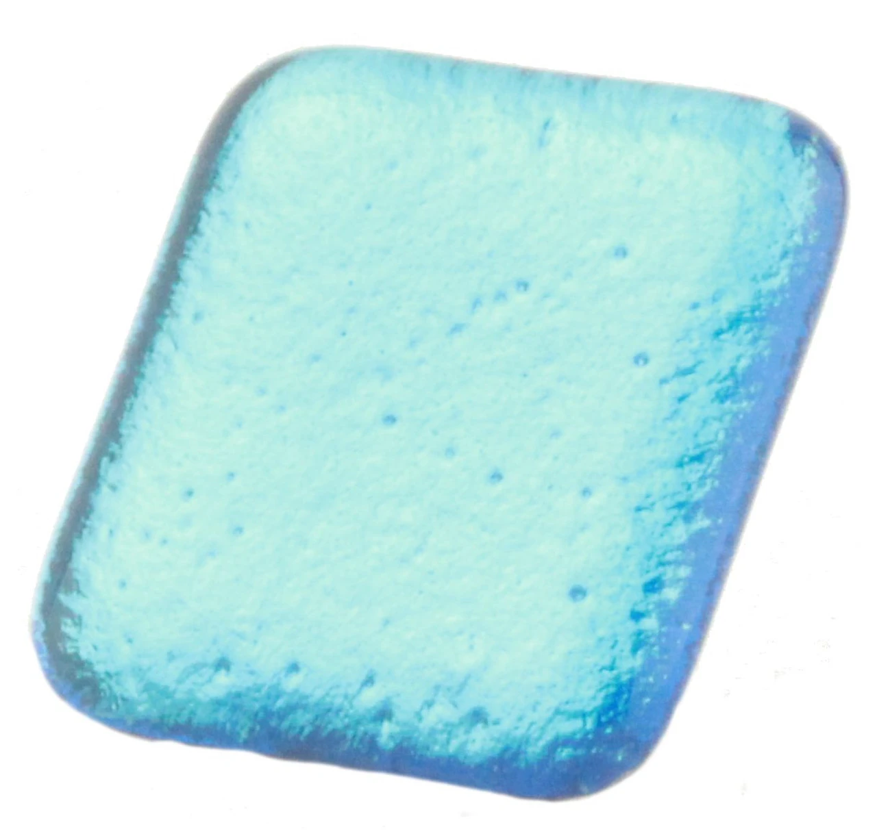 1-1/2" Handcrafted Glass Knob Mirrored Blue With Satin Nickel 1 1-1/2" Handcrafted Glass Knob Mirrored Blue With Satin Nickel