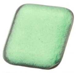 (11-PACK) 1-1/2" Handcrafted Glass Knob Mirrored Sea Green Chrome