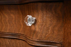 Amerock 1-1/4" Glass Octagon Knob Clear And Satin Nickel -D'Lawless Hardware Shop amerock 1 1 4 glass octagon and satin nickel knob bp55268 cg10 26 78149.1657894596