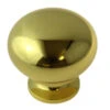 Amerock 1-3/16" Tradtional Knob Solid Polished Brass