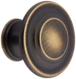 Amerock 1-3/8" 3-Ring Knob Roman Bronze