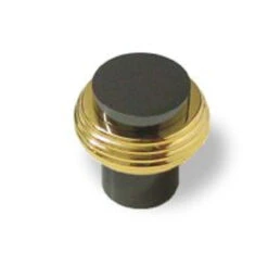 Amerock 3/4" Allison Knob Solid Brass And Black Nickel