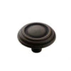 Amerock 1-1/4" Triple Ring Knob Antique Rust