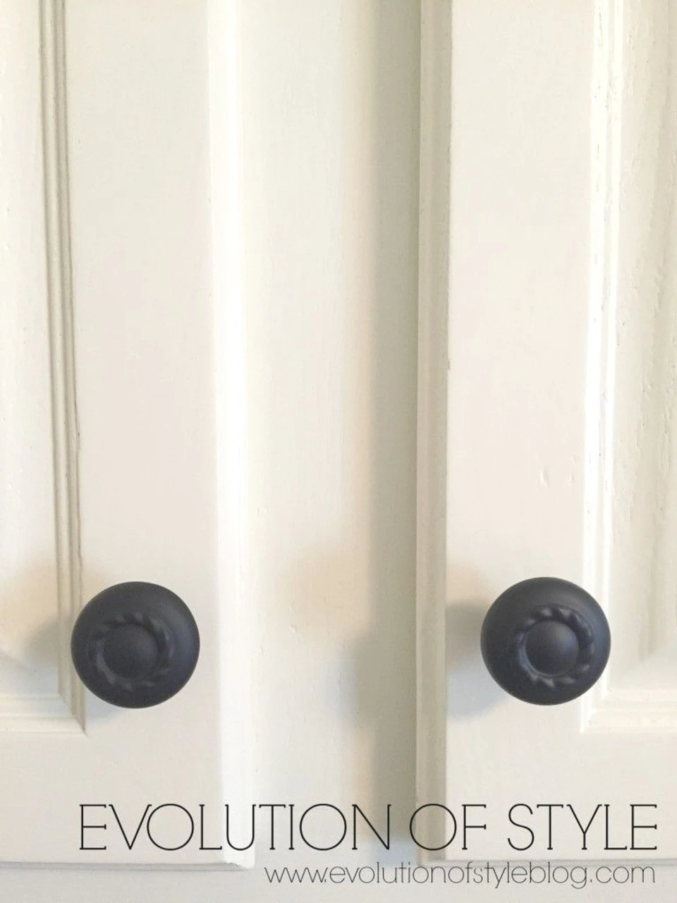 Amerock 1-1/4" Rope Twist Knob Flat Black 2 Amerock 1-1/4" Rope Twist Knob Flat Black - Image 2