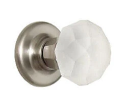 Amerock 1-3/8" Ensembles Knob Frosted Crystal With Satin Chrome Base