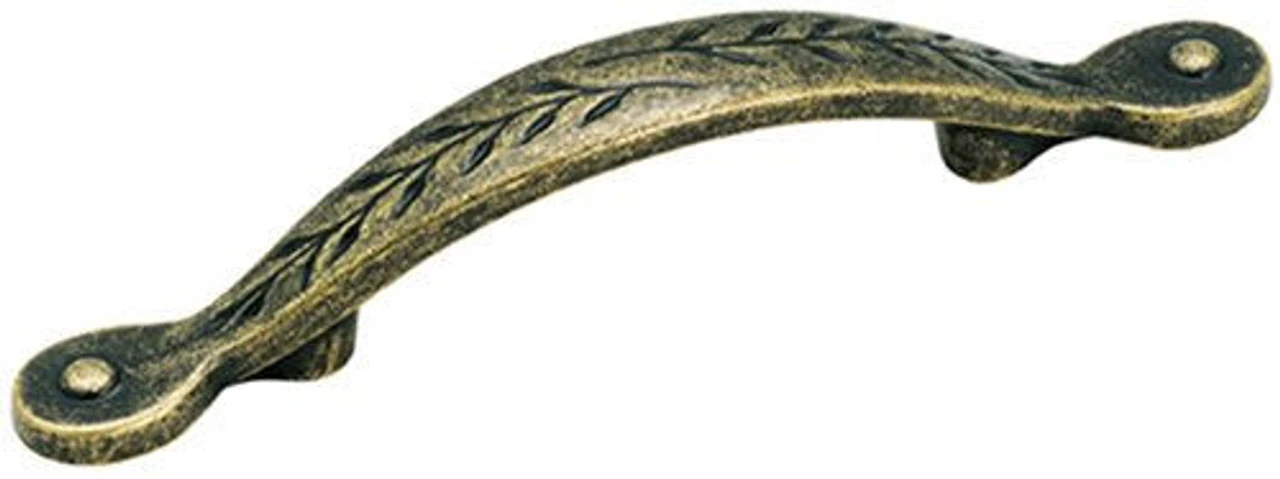 Amerock 3" Leaf Pull Weathered Brass 1 Amerock 3" Leaf Pull Weathered Brass