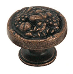 Amerock 1-3/8" Natural Elegance Fruit Knob Rustic Bronze