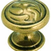 Amerock 1-1/4" Oak Leaf Knob Burnished Brass