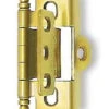 Amerock Wraparound Single Hinge For 9/16" Flush Door Minaret Tip Antique Brass 2-1/4"