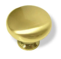 Amerock 1-3/16" Round Knob Sterling Brass