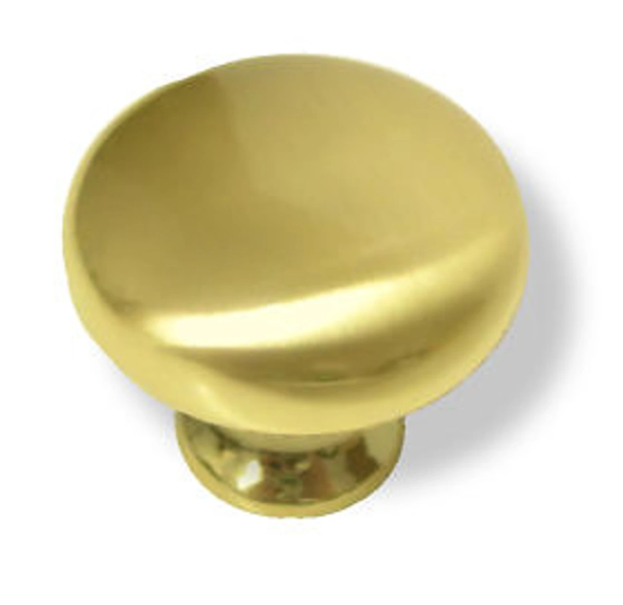 Amerock 1-3/16" Round Knob Sterling Brass 1 Amerock 1-3/16" Round Knob Sterling Brass