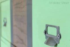 Antique Brass Cup Pull Label Holder - 3 1/4" (1299) -D'Lawless Hardware Shop antique brass cup pull label holder 3 1 4 1299 6 31296.1660583125