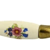 Amerock 3" Ceramic Flower Center Pull Antique Brass