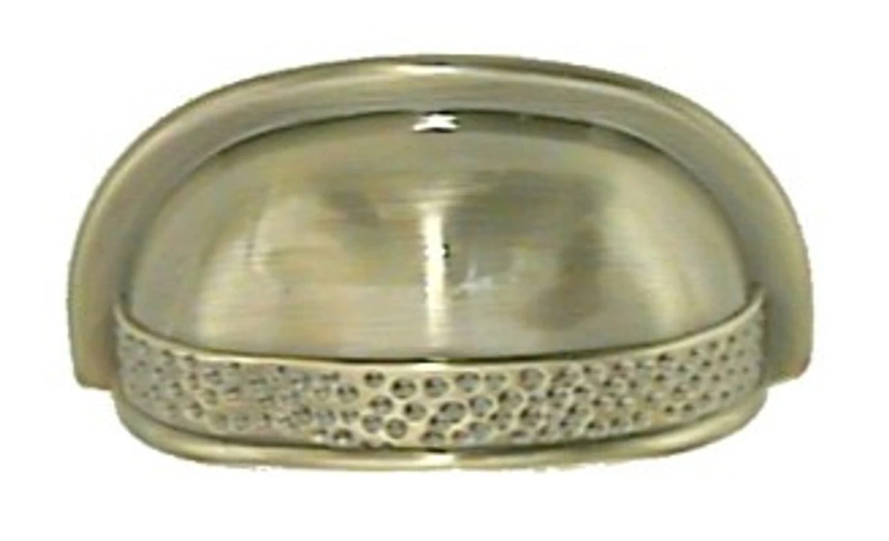Liberty 2-1/2" Hammered Cup Pull Antique Bronze 1 Liberty 2-1/2" Hammered Cup Pull Antique Bronze
