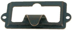 Antique Copper (Bronze) Cabinet Label Holder W/ Finger Pull - 2 1/2" (1300) -D'Lawless Hardware Shop antique copper bronze cabinet label holder w finger pull 2 1 2 1300 73 74847.1660583050