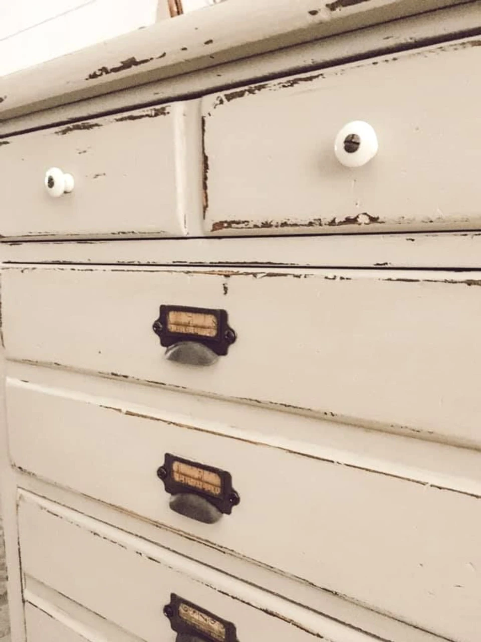 Antique Copper (Bronze) Cup Pull Label Holder - 3 1/4" (1299) 8 Antique Copper (Bronze) Cup Pull Label Holder - 3 1/4" (1299) - Image 8